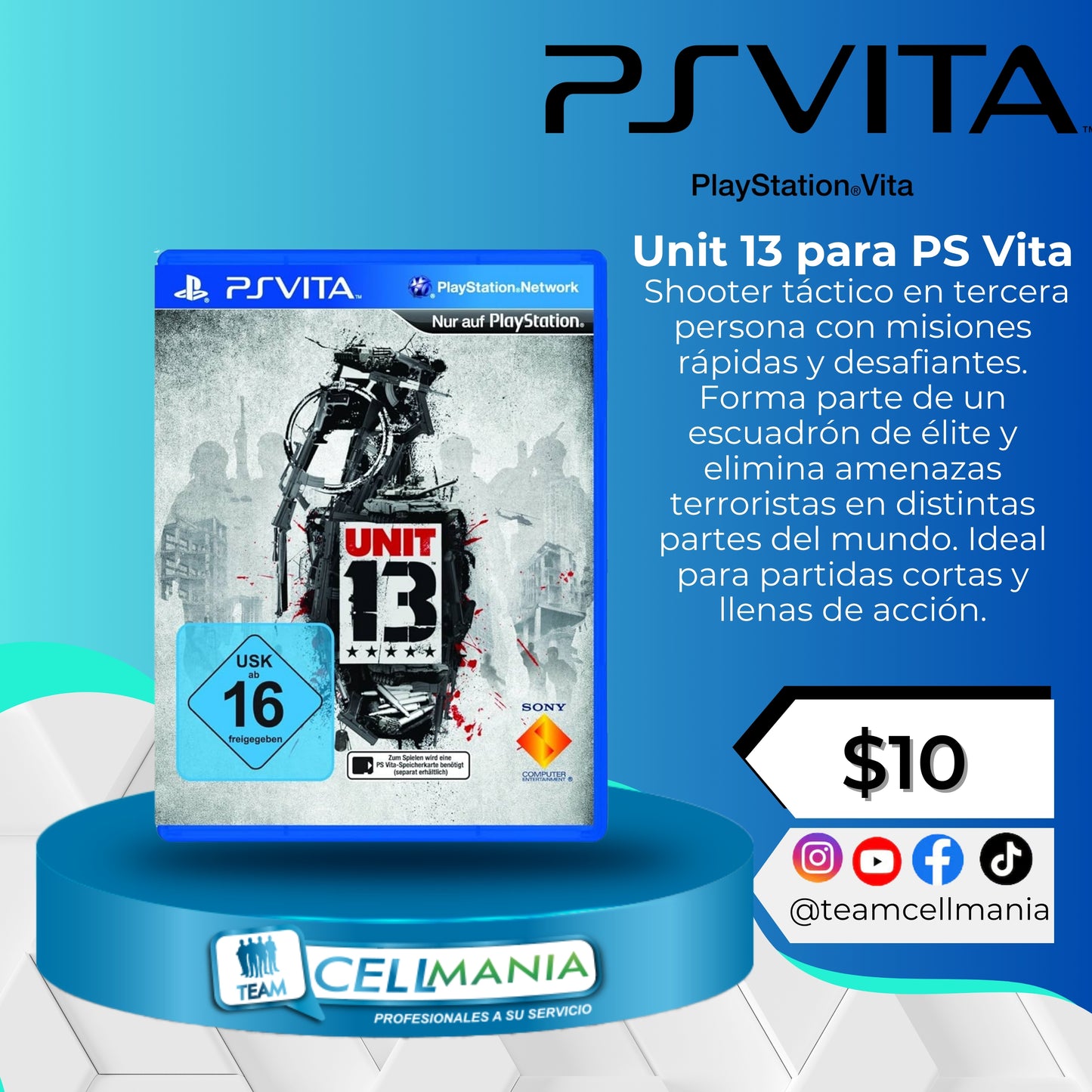 Unit 13 – PS Vita (Juego Físico)