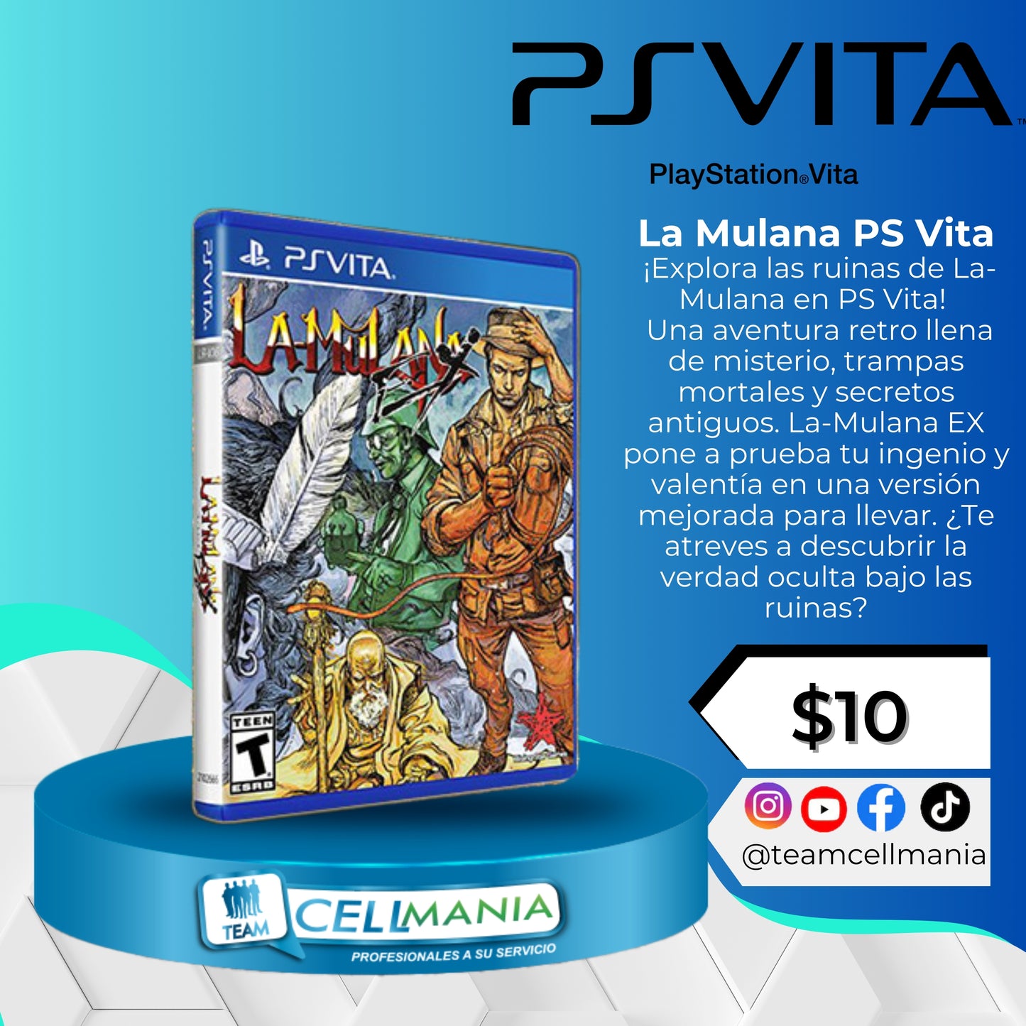 La-Mulana EX – PS Vita (Juego Físico) 